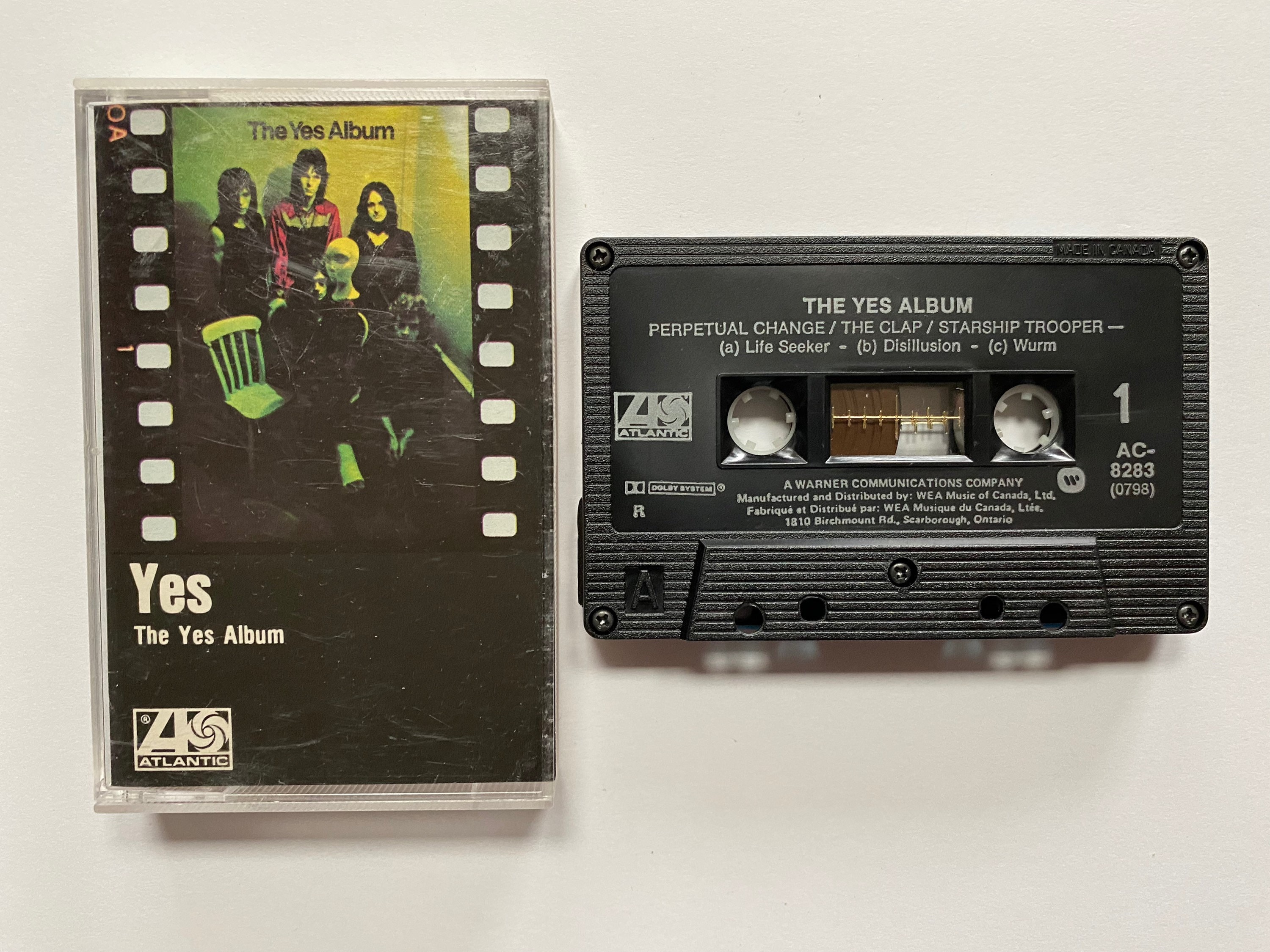 Yes - the Yes Album ( Vintage Cassette Tape / Tested Working