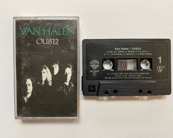 【THE EASTERN OFFENSIVE】VA Cassette Tape Van Halen - OU812 1988 / Vintage Cassette Tape / Hard Rock