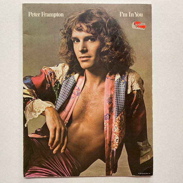 Peter Frampton - I'm In You 1977 Sheet Music Song Book Piano Vocal Guitar Tablature Collectible