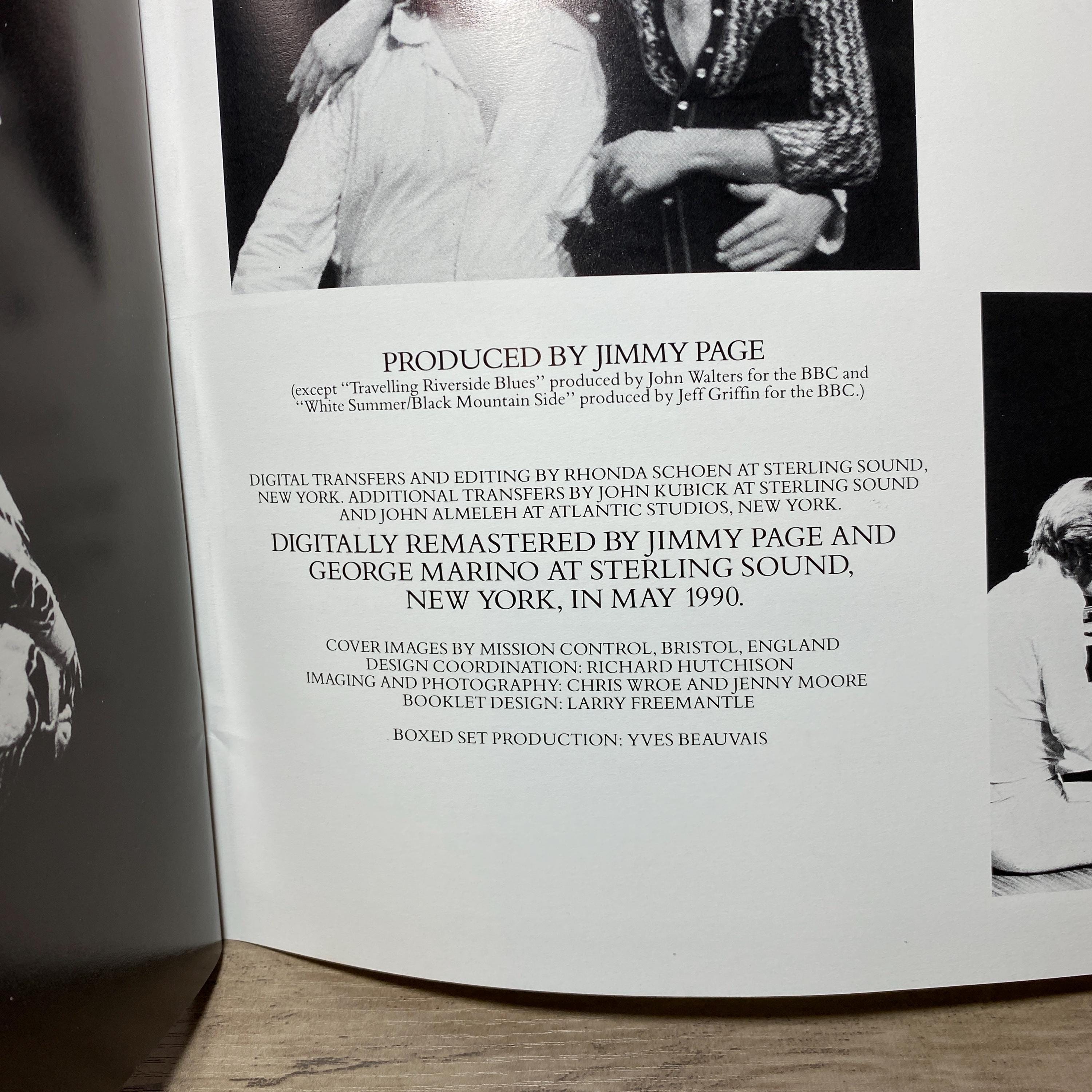 Zeppelin Booklets Led Zeppelin Softcover Box Set Booklet 1990 – 36 Page Companion Book ...