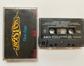 Boston - Third Stage 1986 / Vintage Cassette Tape / Classic Rock / Tested Working