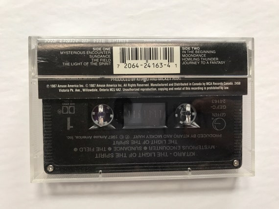 Kitaro the Light of the Spirit 1987 Vintage Cassette Tape