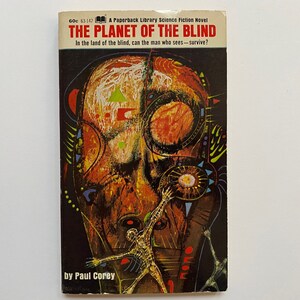 The Planet of the Blind Book by Paul Corey 1968 Paperback Book Science Fiction