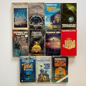 Frederick Pohl Lot of 11 Paperback Vintage Science Fiction Books