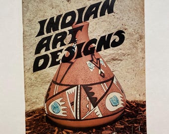 ジーン・ピケット著『インディアン・アート・デザインズ』1978年 ソフトカバー デイジー出版版