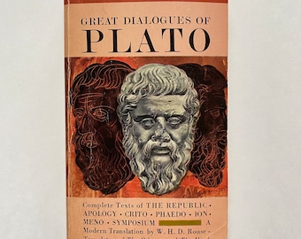Great Dialogues of Plato 1956 Paperback Mentor Edition Classic Literature