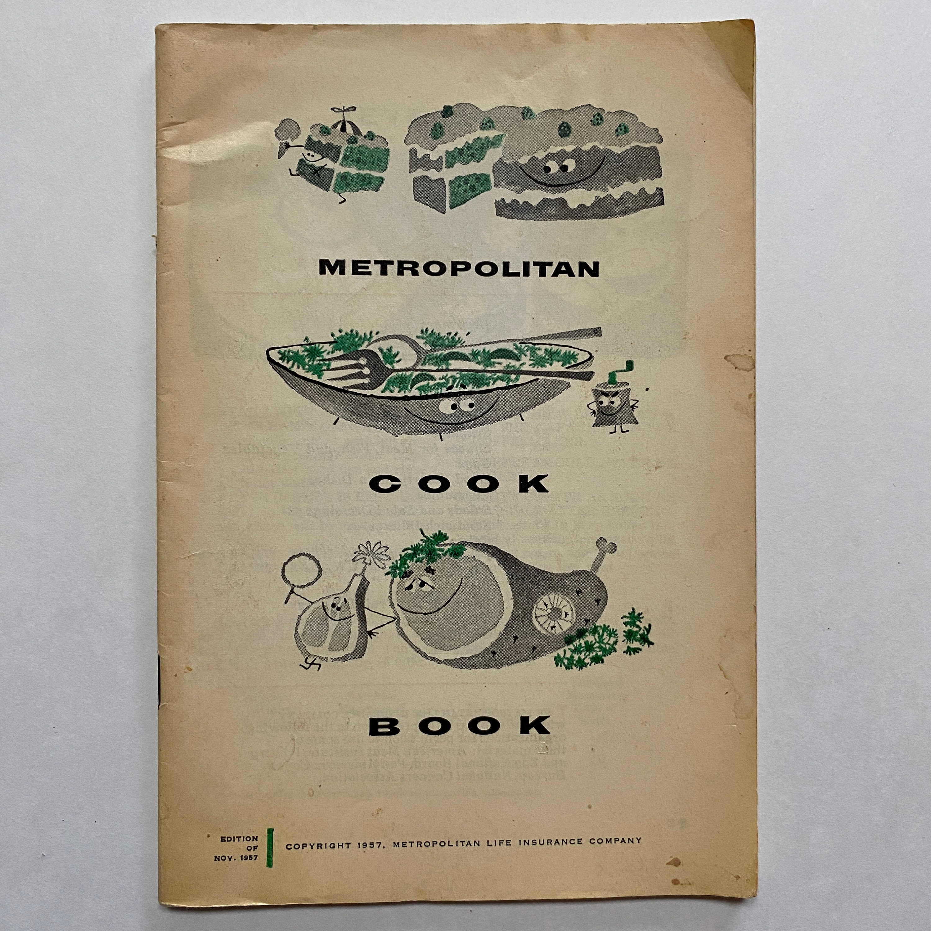 Metropolitan Cook Book 1957 Softcover Recipe Book - Etsy Canada