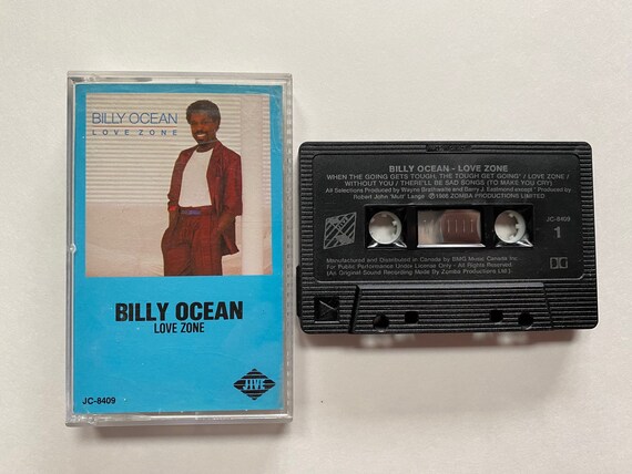 Billy Ocean Love Zone 1986 Audio Cassette Tape Jive R&B Soul Pop