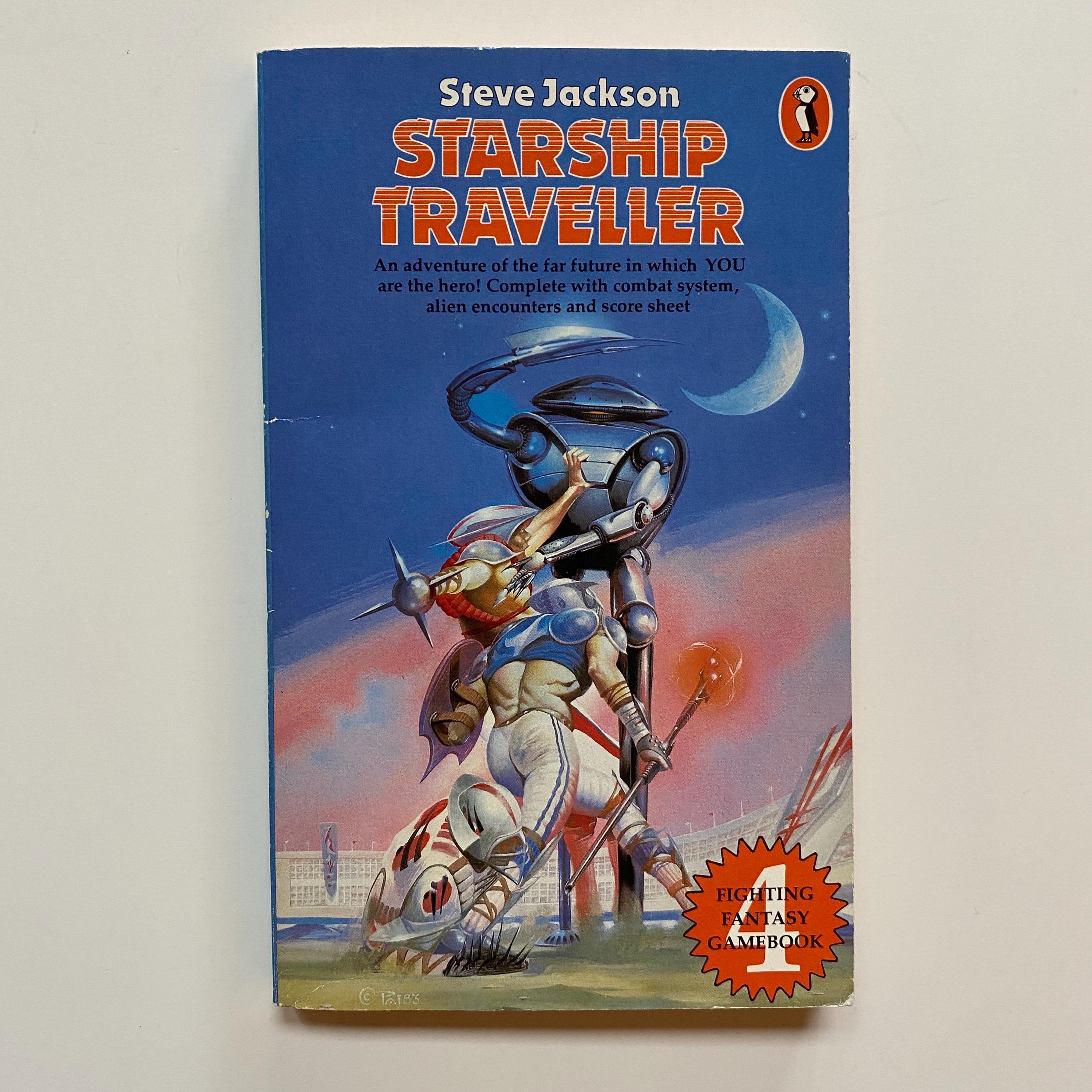 Starship Traveller by Steve Jackson 1983 Puffin Paperback