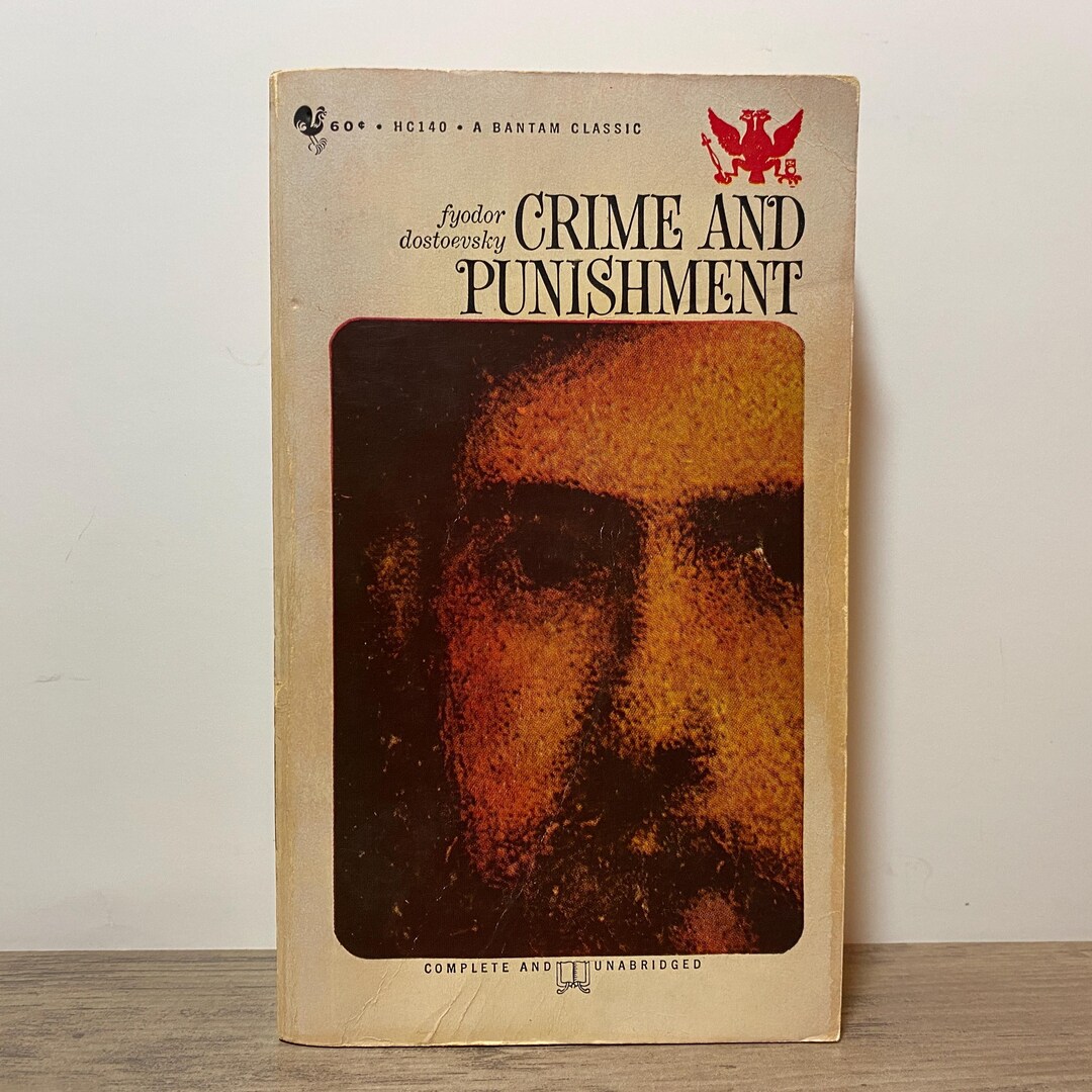 Crime and Punishment by Fyodor Dostoevsky 1967 Paperback Bantam Book ...