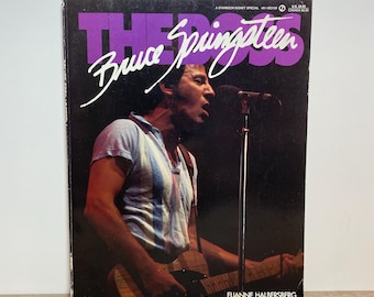 The Boss: Bruce Springsteen by Elianne Halbersberg – 1984 Softcover – Starbook Signet Special Edition – Vintage Rock Biography