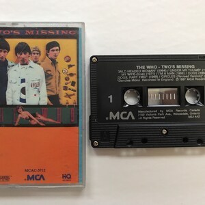 ザ・フー・ツーズ・ミッシング 1987年オーディオカセットテープ動作確認済み