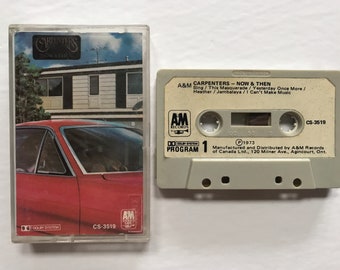 Carpenters Now and Then 1973 Audio Cassette Tape Tested Working