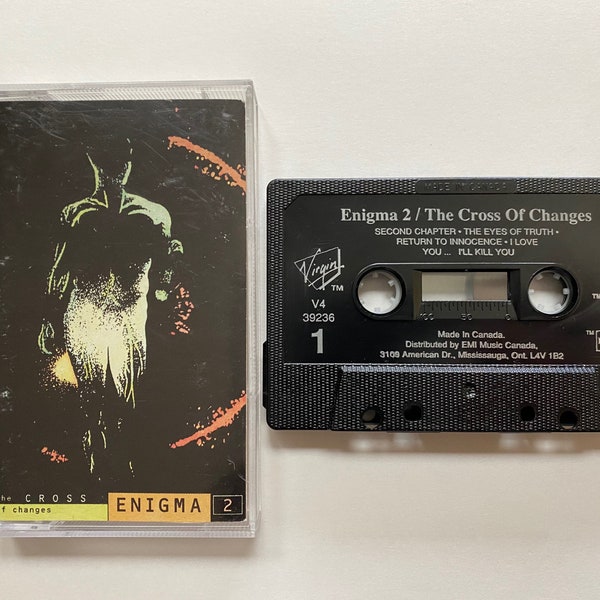 Enigma - The Cross of Changes 1993 Vintage Audio Cassette Tape 90s Electronic Ambient