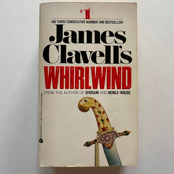 Whirlwind by James Clavell 1987 Paperback Book 1st Printing Avon Edition