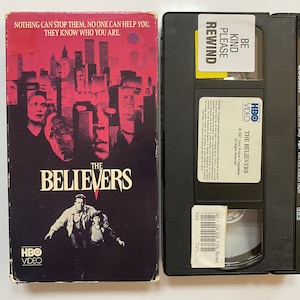 Cassette vidéo VHS des croyants - 1987 / cassette vidéo / cassette vidéo Thriller d&#39;horreur Suspense