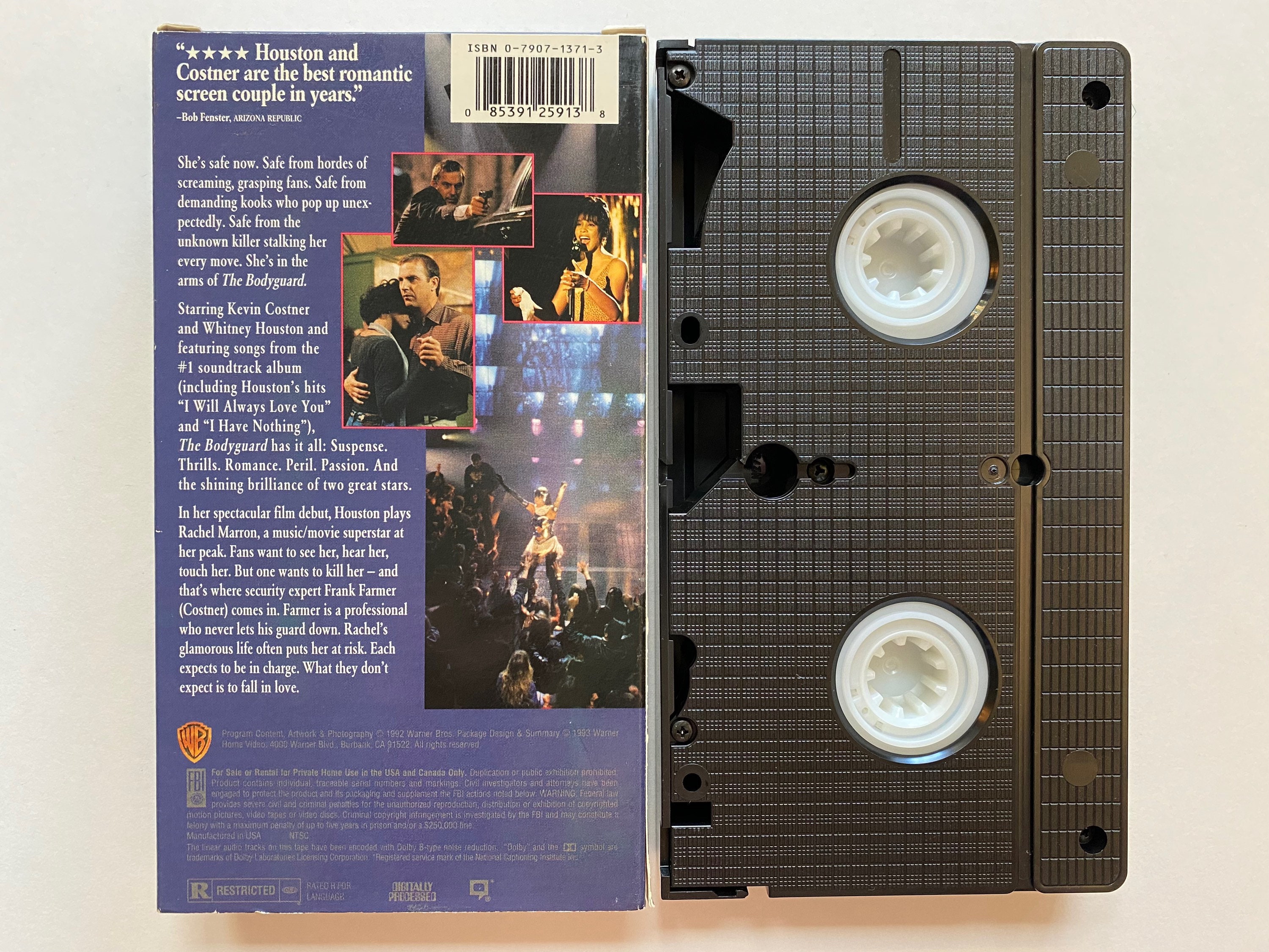 ホイットニー　ヒューストン　ケビンコスナー　サイン ボディガード VHS ケビンコスナー ホイットニーヒューストン