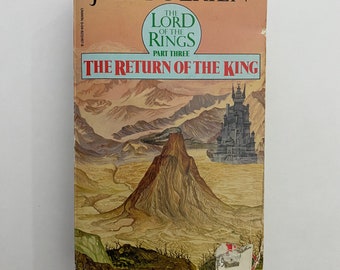 The Return of the King by J.R.R. Tolkien 1987 Paperback Book Unwin Edition