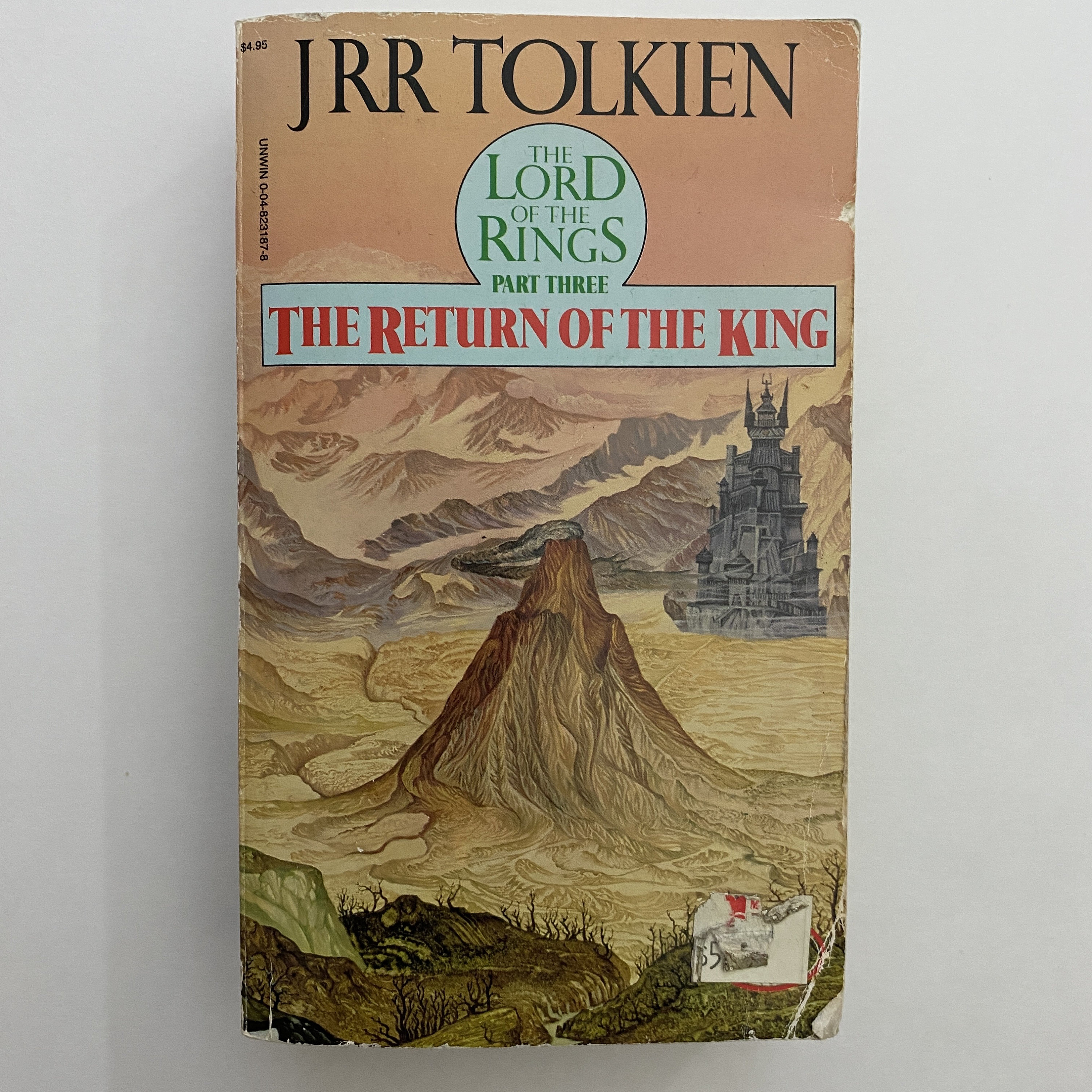 希少　The Return of the King J.R.R. Tolkien The Return of the King by J.R.R. Tolkien 1987 Paperback Book Unwin