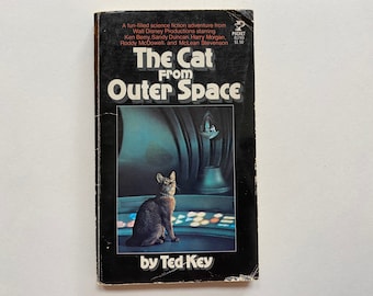 The Cat From Outer Space by Ted Key 1978 Paperback Book Disney Science Fiction Movie Novelization