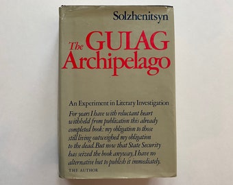 The Gulag Archipelago Aleksandr Solzhenitsyn 1973 First Edition Hardcover Vintage Historical Nonfiction