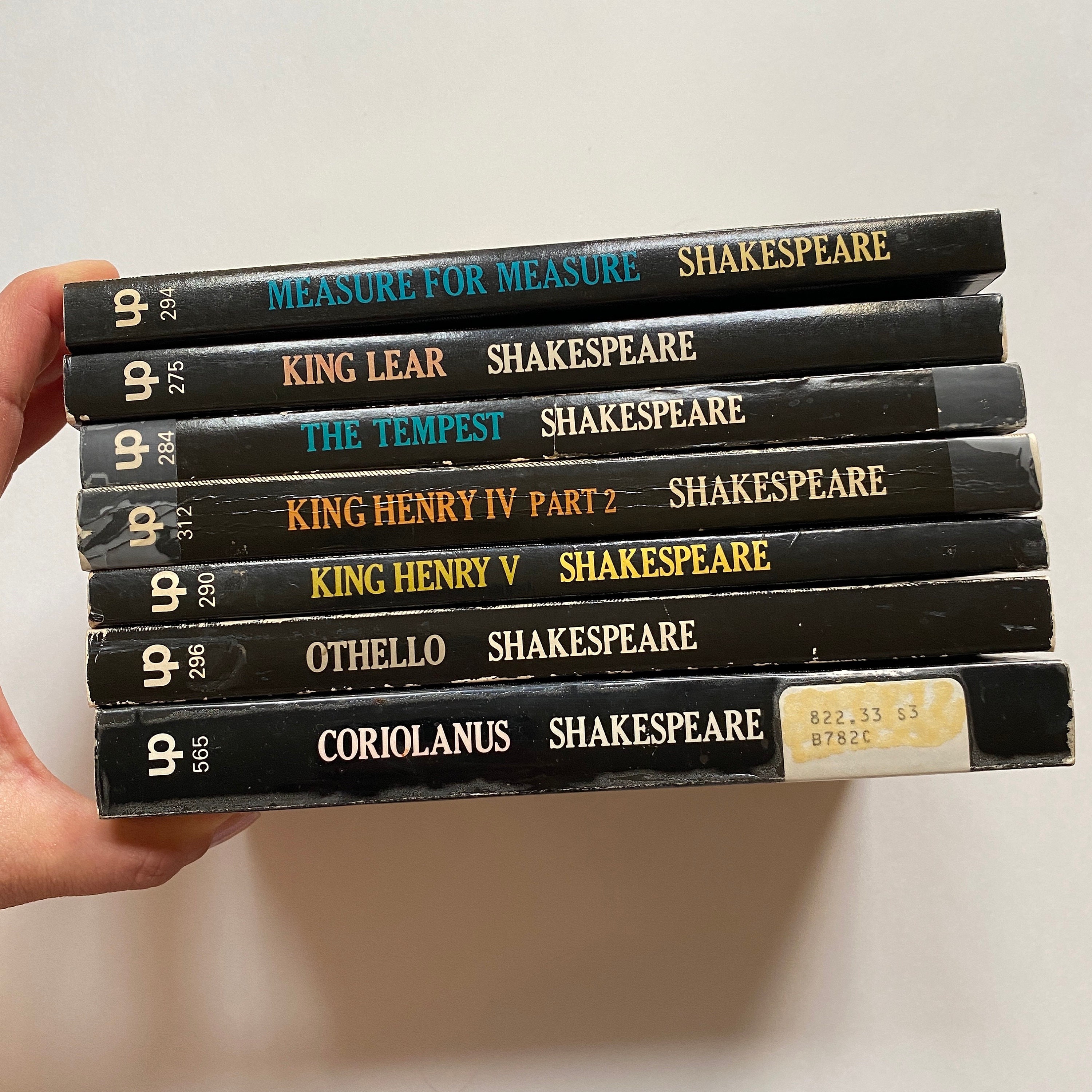 The Arden Shakespeare Paperback Lot – 7 Arden Editions, Methuen