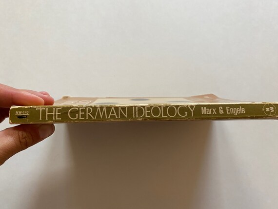 Zeitschrift Deutsche Philologie ドイツ語 哲学 The German Ideology by Karl Marx and Frederich Engels ( 1970