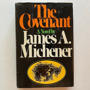 The Covenant by James A Michener 1980 Hardcover Random House Book Club Edition