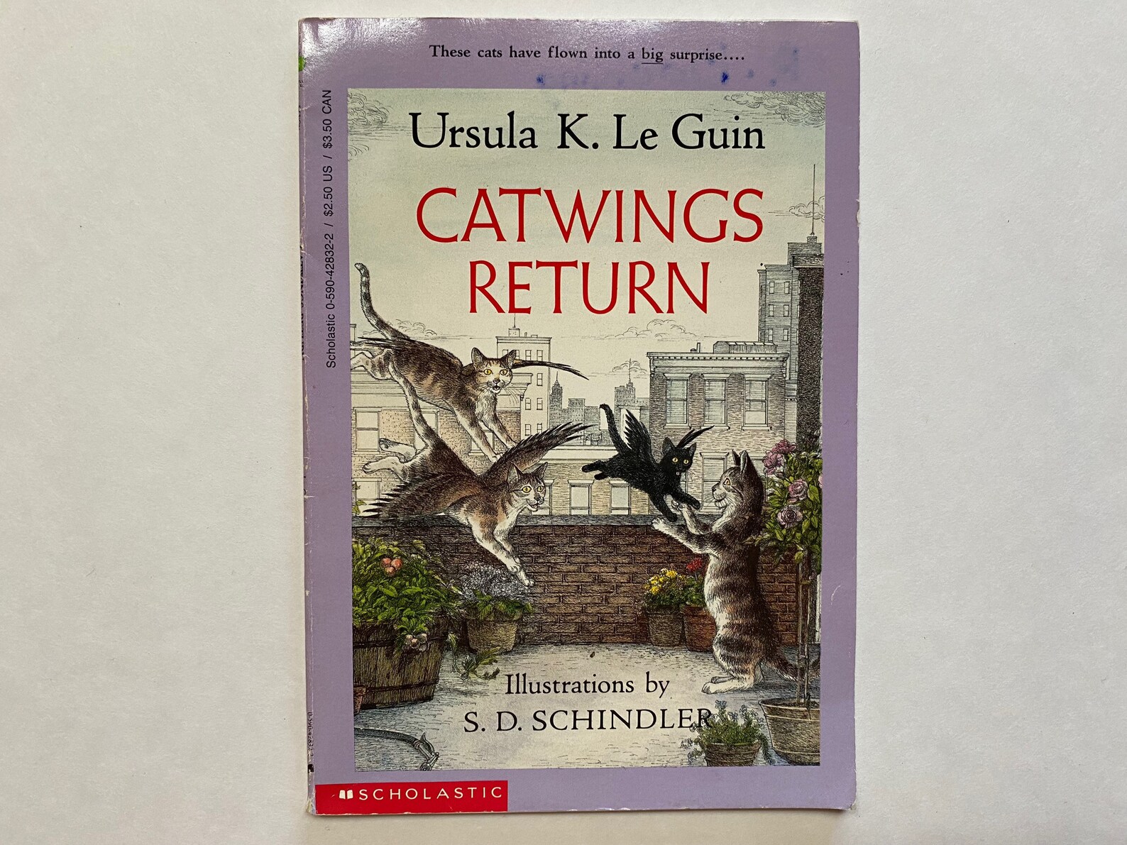 Catwings Return by Ursula K Le Guin 1989 Paperback Apple Edition - Etsy