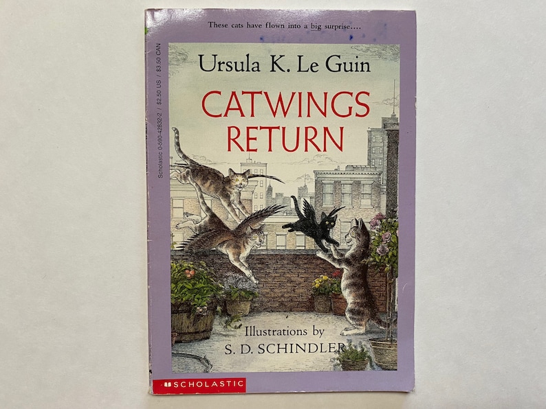 Catwings Return by Ursula K Le Guin 1989 Paperback Apple Edition - Etsy