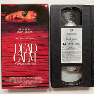Dead Calm 1989 VHS Vintage Video Cassette Tape Tested Working Nicole Kidman Billy Zane Sam Neill Classic Psychological Thriller