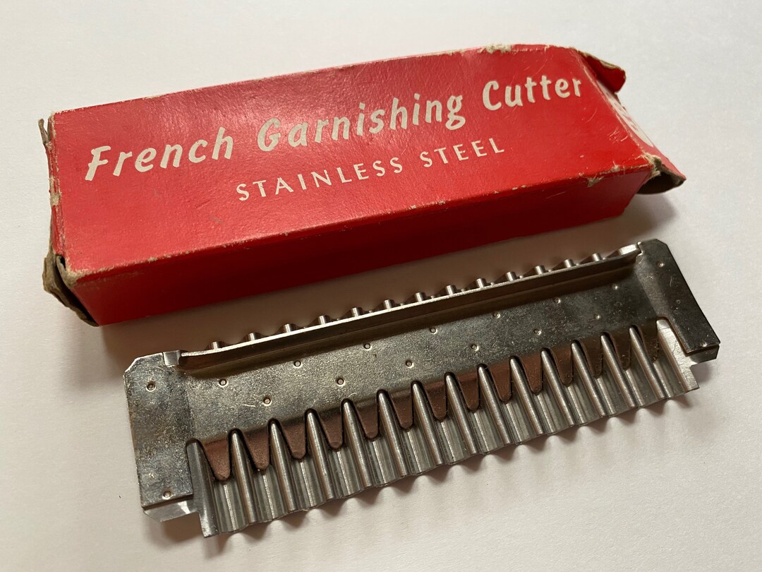 French Garnishing Cutter Crinkle Cut Potato Cutter Wavy Slicer Etsy