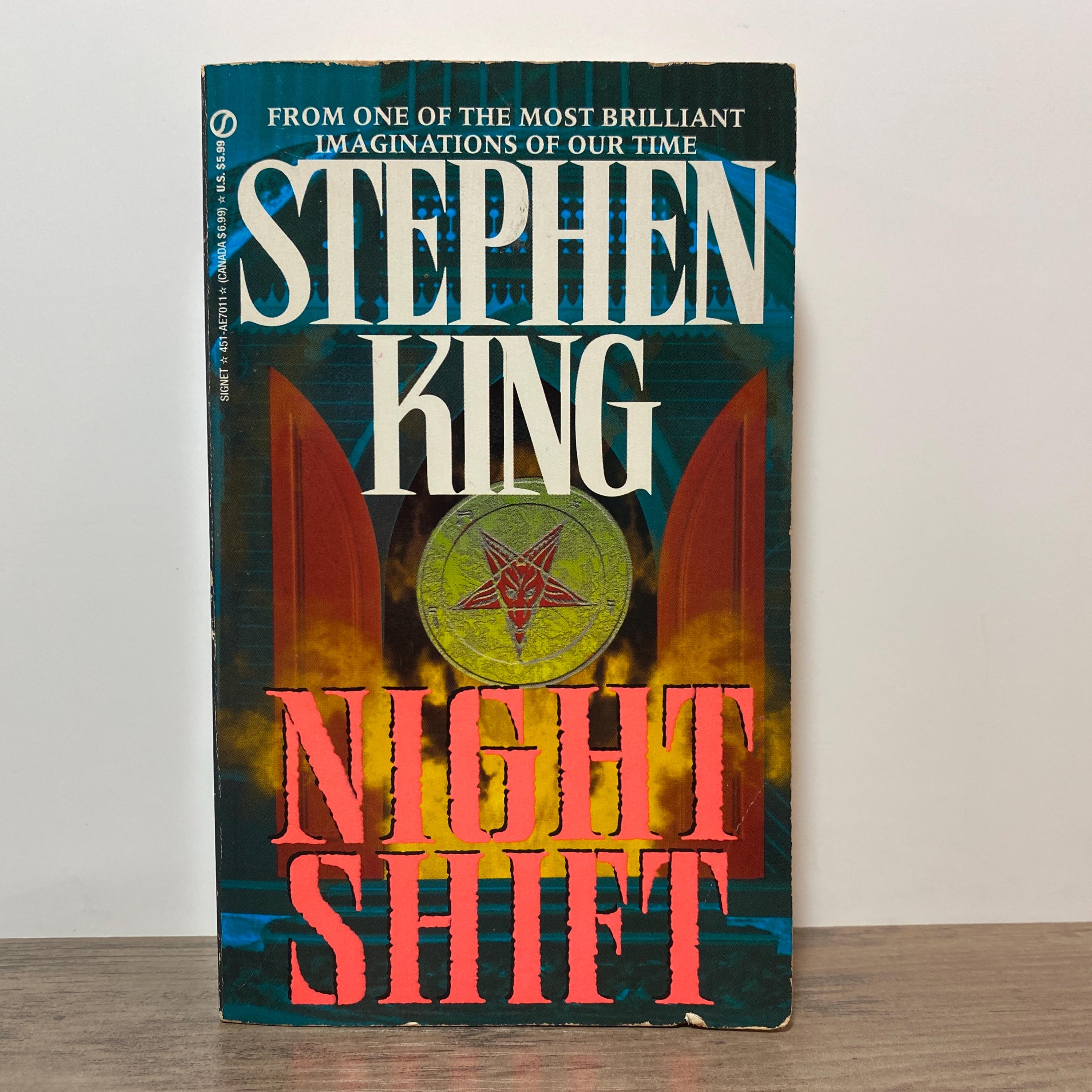 Night Shift by Stephen King (1978) Paperback, Rare Baphomet Goat