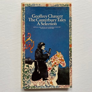 The Canterbury Tales A Selection by Geoffrey Chaucer 1969 Paperback Book Classic Literature
