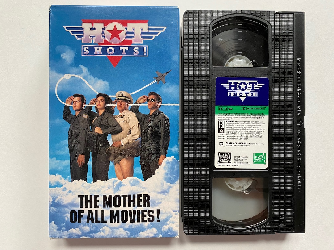 Hot Shots! 1992 VHS Video Cassette Tape Tested Working