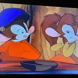 Cellule D'animation Originale Fievel Goes West (Don Bluth) - Production Vintage Des Années 80