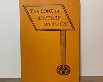 The Book of Mystery and Magic by David Devine 1920s–1940s Softcover W. Foulsham & Co. Ltd London Vintage Occult and Stage Magic