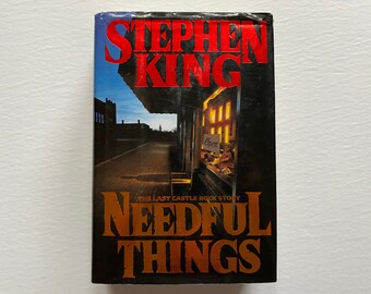Needful Things Stephen King 1991 Hardcover 1st Print Viking Penguin Edition