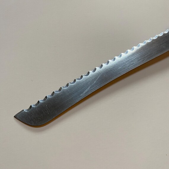 Alfred Zanger Portugal Serrated Knife – Brass Cuff & Wood Handle