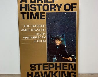 A Brief History of Time by Stephen Hawking 1998 Trade Paperback Updated Expanded 10th Anniversary Edition Bantam