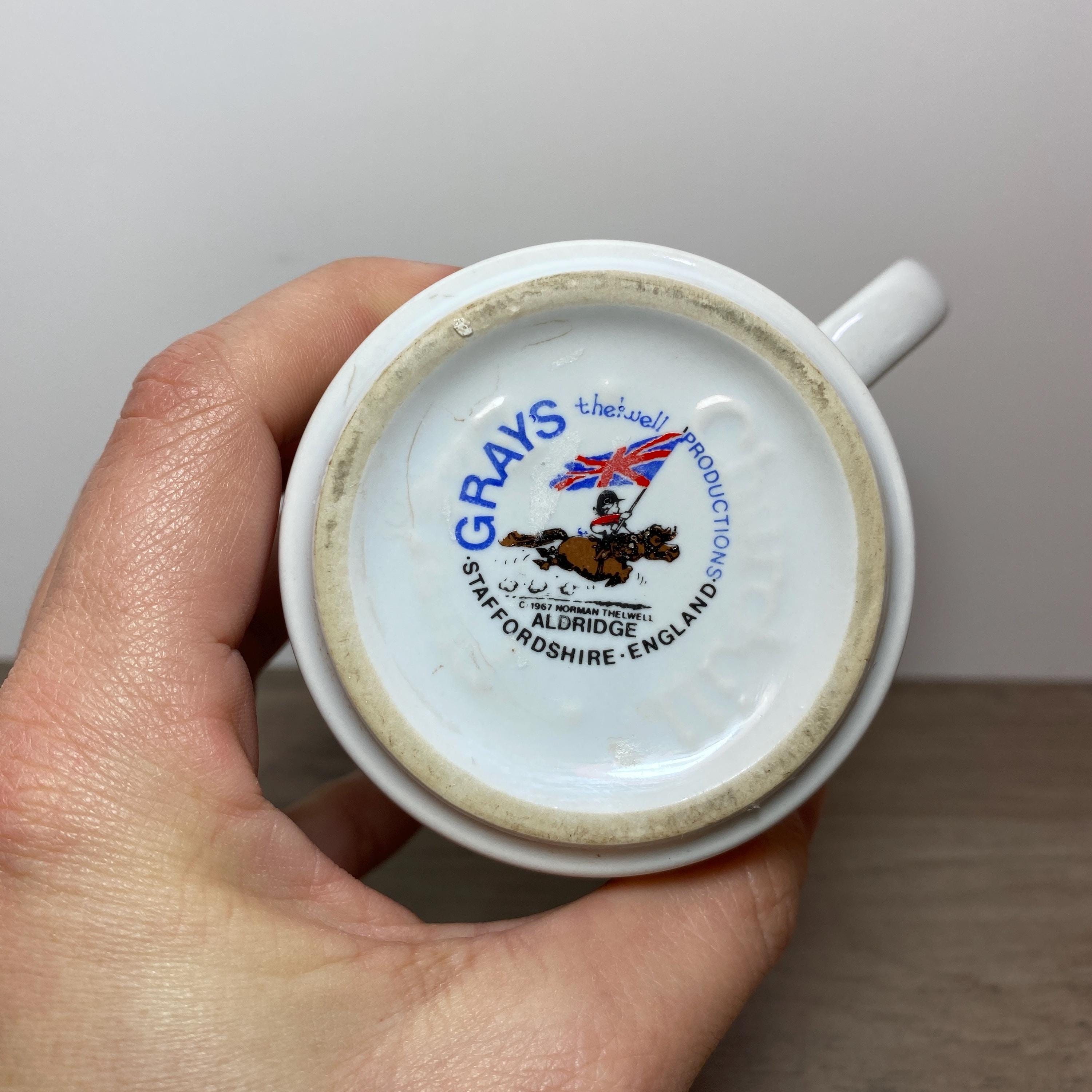 Norman Thelwell Pony Club Mug Cup Grays Horse Riding Funny