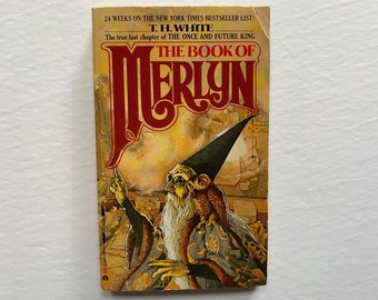 The Book of Merlyn by T.H. White 1987 Paperback Book Ace Novel Arthurian Legend Fantasy