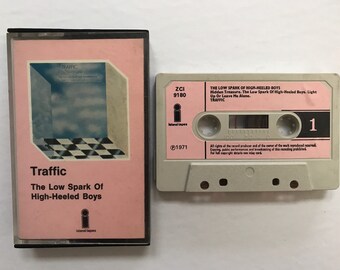 Traffic The Low Spark of High-Heeled Boys 1971 Vintage Audio Cassette Tape Tested Working Psychedelic Progressive Rock