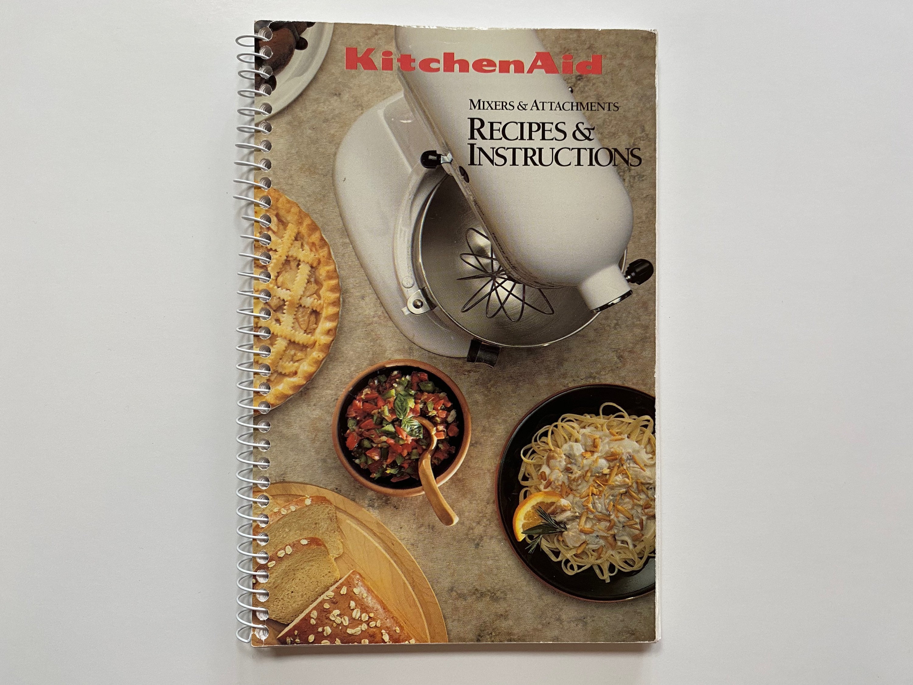 Vintage KitchenAid Mixer Cookbook 1987 Wide Variety of Recipes