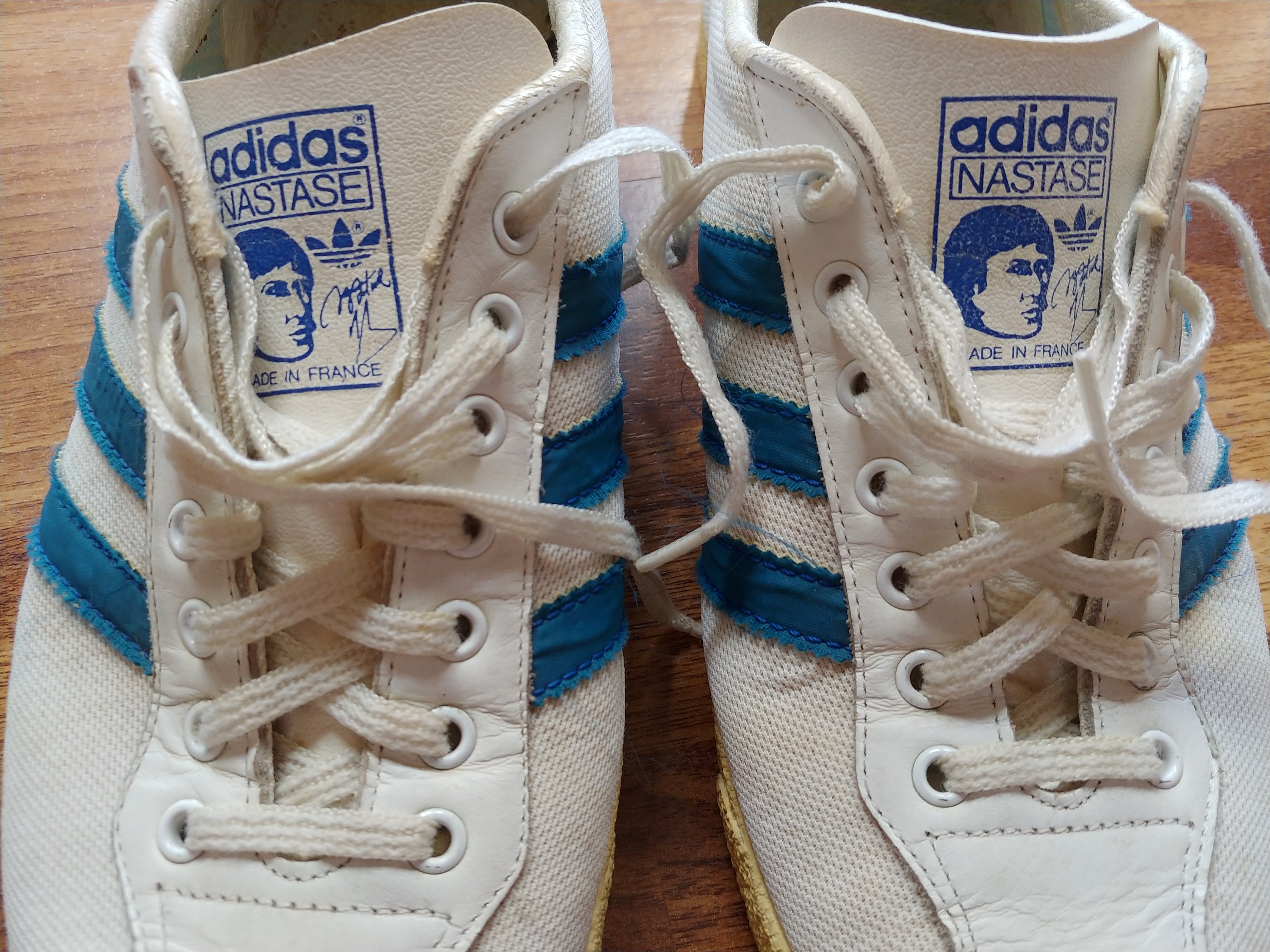 temor Injusto Hueco Adidas Nastase 1970s FRANCIA Hombre talla 8 Classic Sport - Etsy España