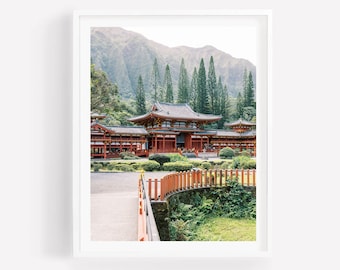 Byodo-In Temple Photography Print: Oahu Hawaii Wall Art