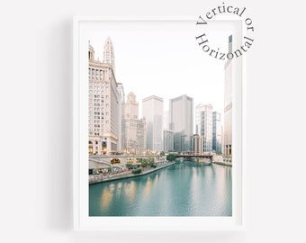 Chicago Photography, Chicago Picture, Chicago Skyline, Chicago Cityscape, Chicago Illinois, Chicago Wall Art, Chicago Print