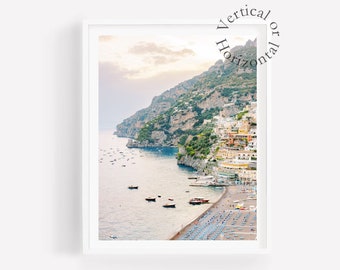 Positano Photography Print: Amalfi Coast Italy Wall Art