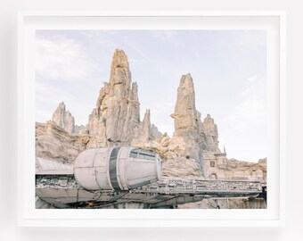 Star Wars Photography Print: Galaxy's Edge Disneyland Wall Art