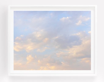 Sky Cloud Photography Print: Fine Art Wall Decor